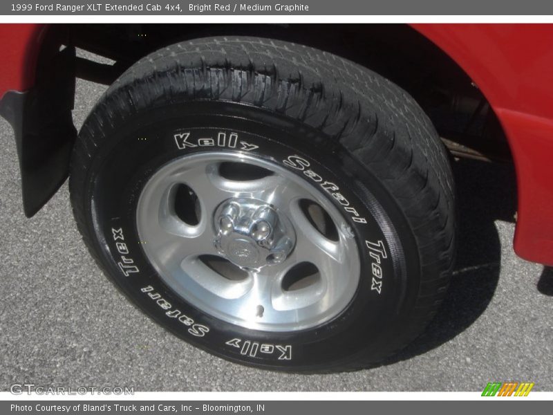 Bright Red / Medium Graphite 1999 Ford Ranger XLT Extended Cab 4x4