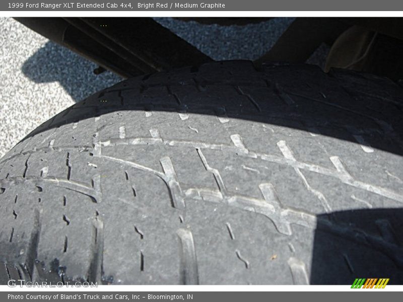Bright Red / Medium Graphite 1999 Ford Ranger XLT Extended Cab 4x4