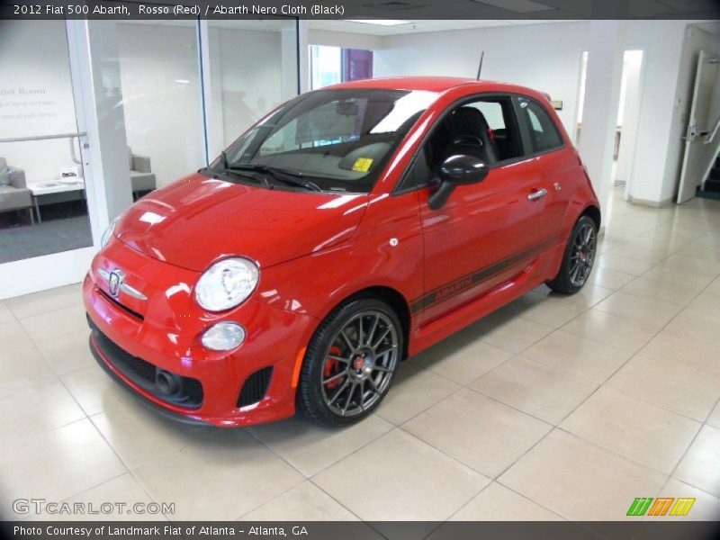 Front 3/4 View of 2012 500 Abarth