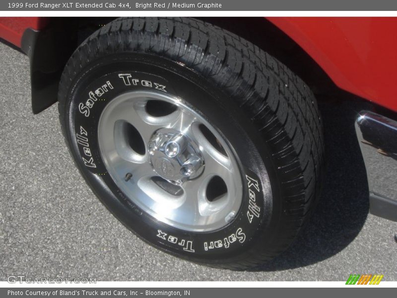 Bright Red / Medium Graphite 1999 Ford Ranger XLT Extended Cab 4x4