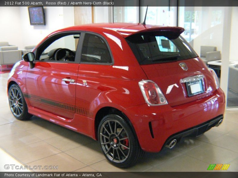  2012 500 Abarth Rosso (Red)