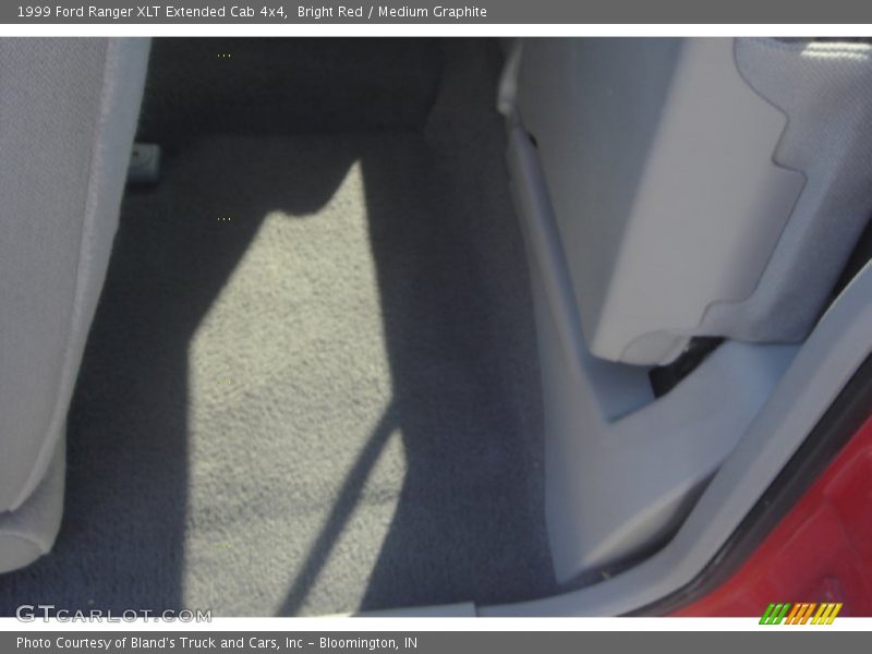 Bright Red / Medium Graphite 1999 Ford Ranger XLT Extended Cab 4x4