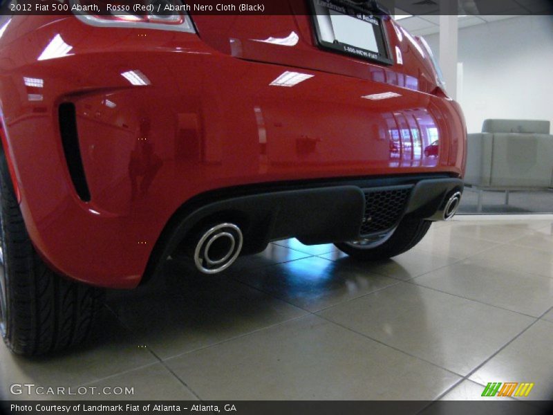 Exhaust of 2012 500 Abarth