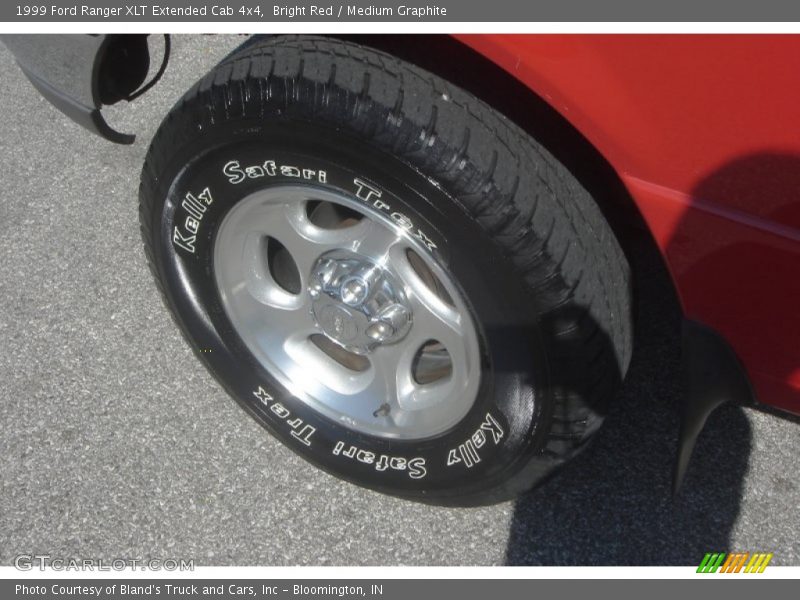 Bright Red / Medium Graphite 1999 Ford Ranger XLT Extended Cab 4x4