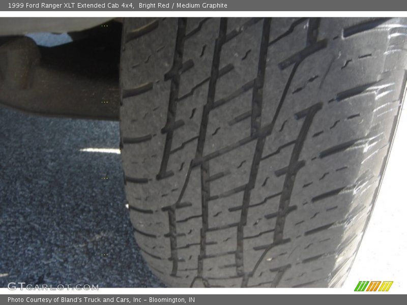 Bright Red / Medium Graphite 1999 Ford Ranger XLT Extended Cab 4x4