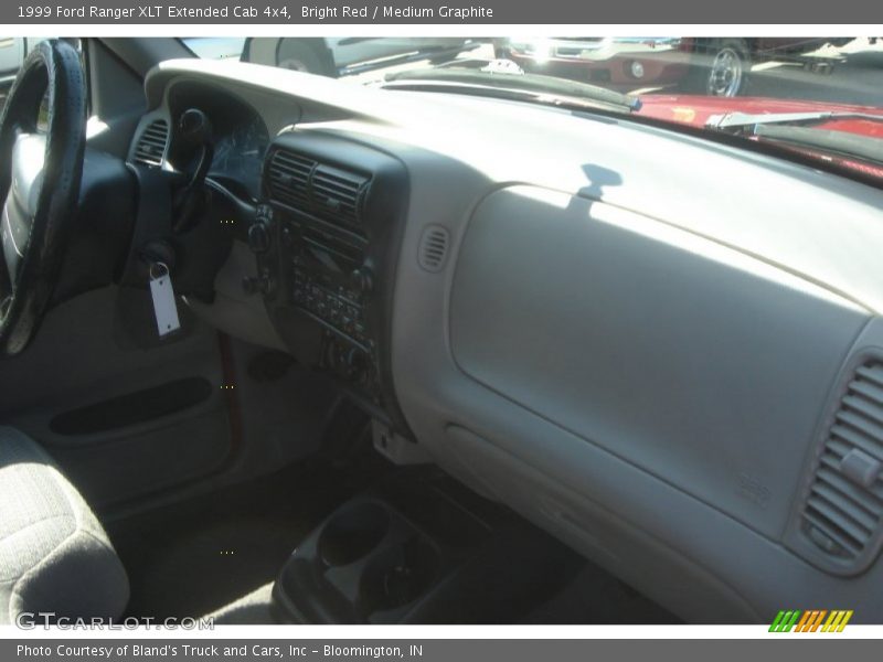 Bright Red / Medium Graphite 1999 Ford Ranger XLT Extended Cab 4x4
