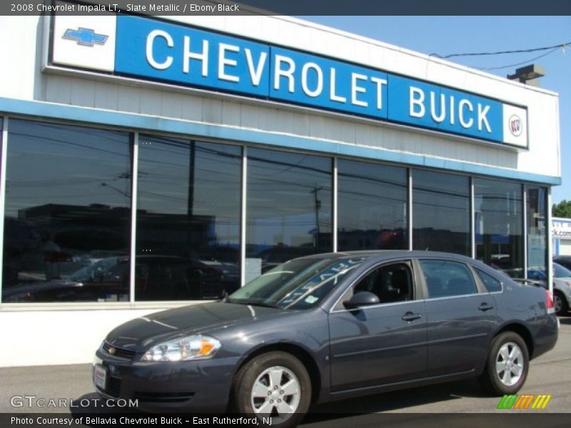 Slate Metallic / Ebony Black 2008 Chevrolet Impala LT