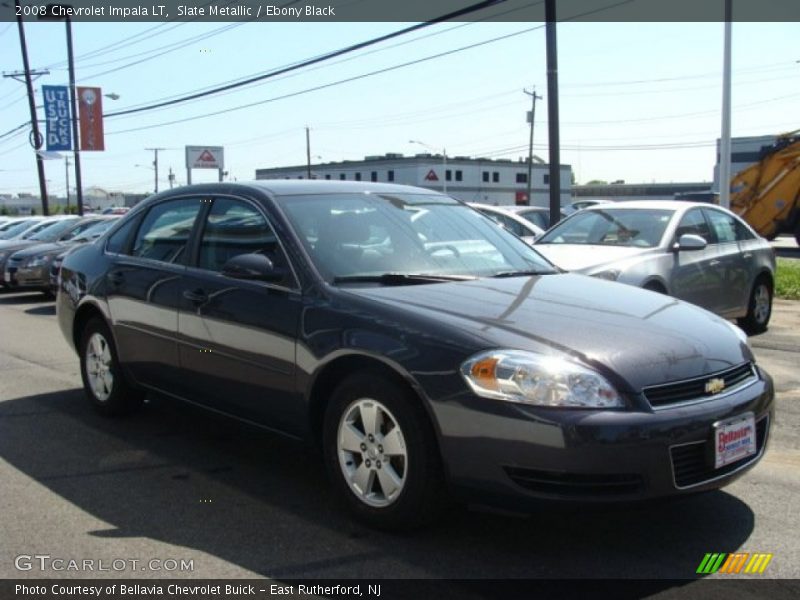 Slate Metallic / Ebony Black 2008 Chevrolet Impala LT