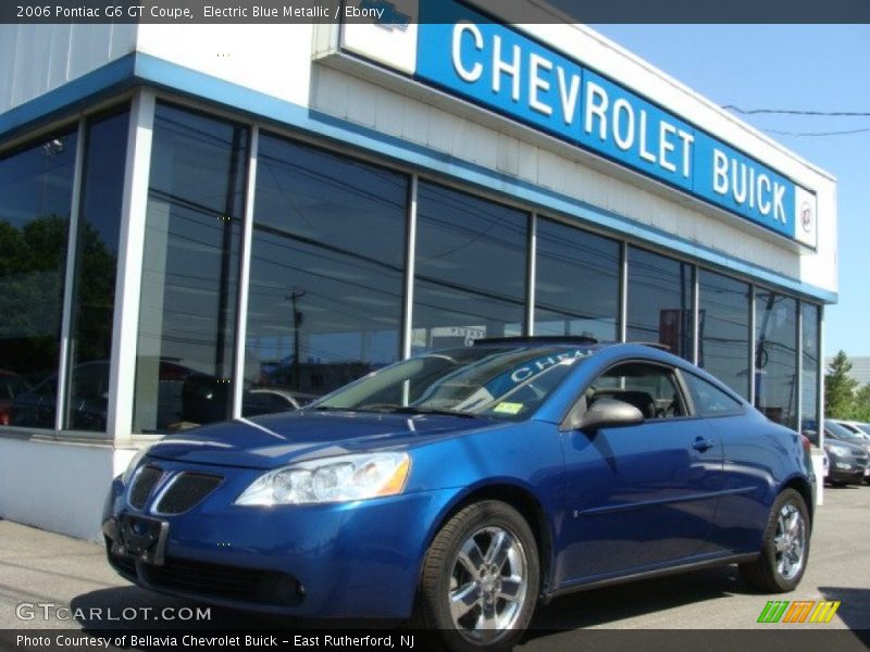 Electric Blue Metallic / Ebony 2006 Pontiac G6 GT Coupe