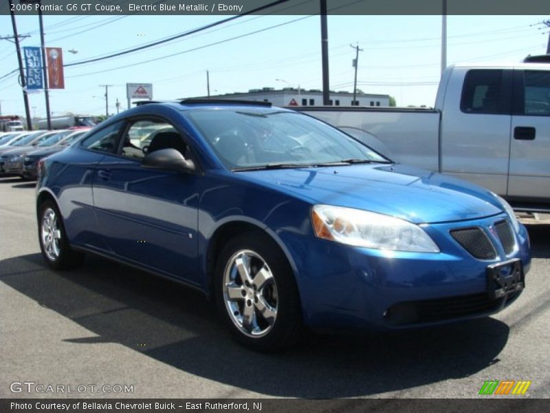 Electric Blue Metallic / Ebony 2006 Pontiac G6 GT Coupe