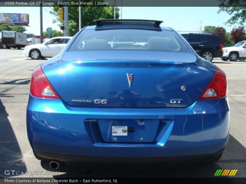 Electric Blue Metallic / Ebony 2006 Pontiac G6 GT Coupe