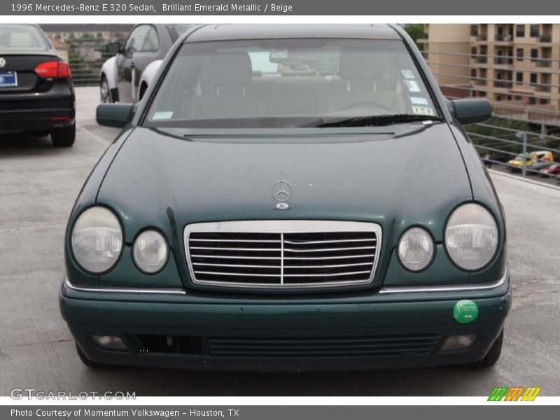 Brilliant Emerald Metallic / Beige 1996 Mercedes-Benz E 320 Sedan