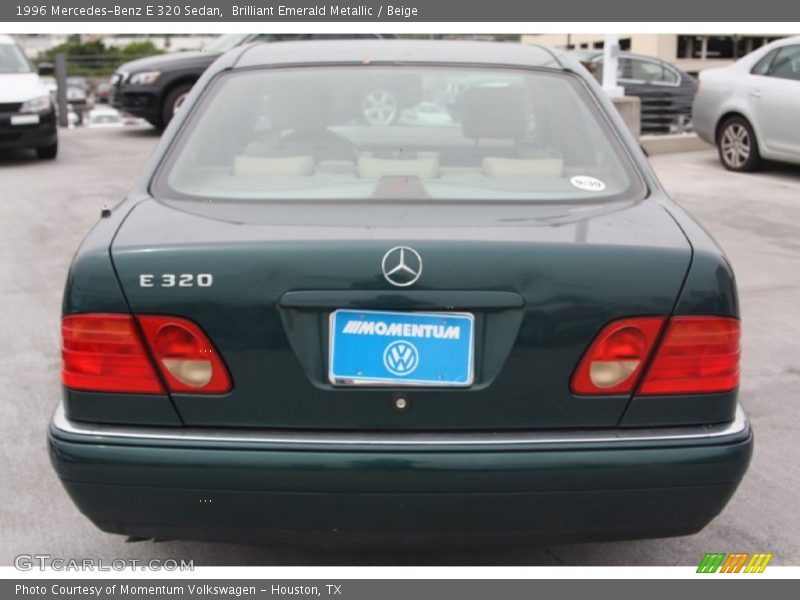 Brilliant Emerald Metallic / Beige 1996 Mercedes-Benz E 320 Sedan