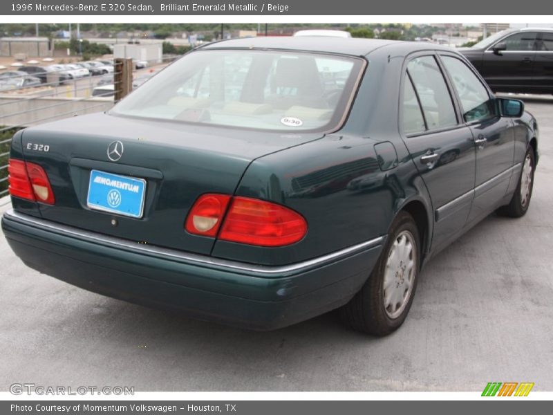 Brilliant Emerald Metallic / Beige 1996 Mercedes-Benz E 320 Sedan