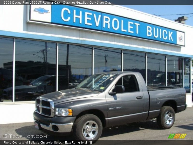 Graphite Metallic / Dark Slate Gray 2003 Dodge Ram 1500 ST Regular Cab