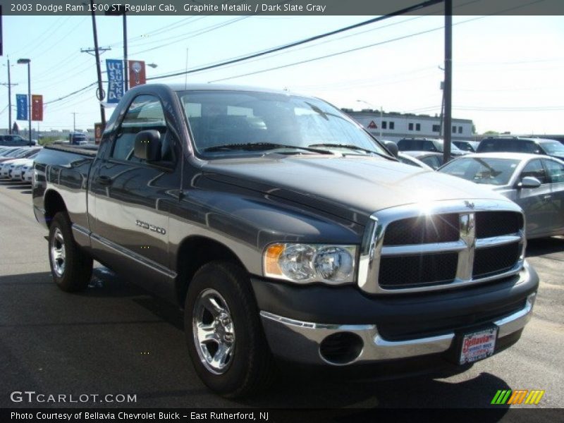 Graphite Metallic / Dark Slate Gray 2003 Dodge Ram 1500 ST Regular Cab