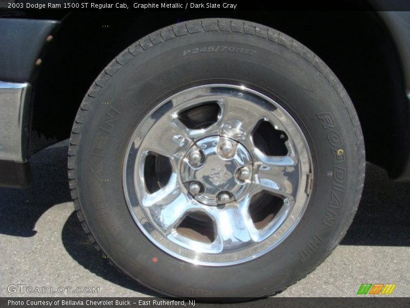 Graphite Metallic / Dark Slate Gray 2003 Dodge Ram 1500 ST Regular Cab