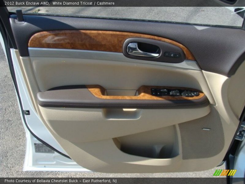 White Diamond Tricoat / Cashmere 2012 Buick Enclave AWD