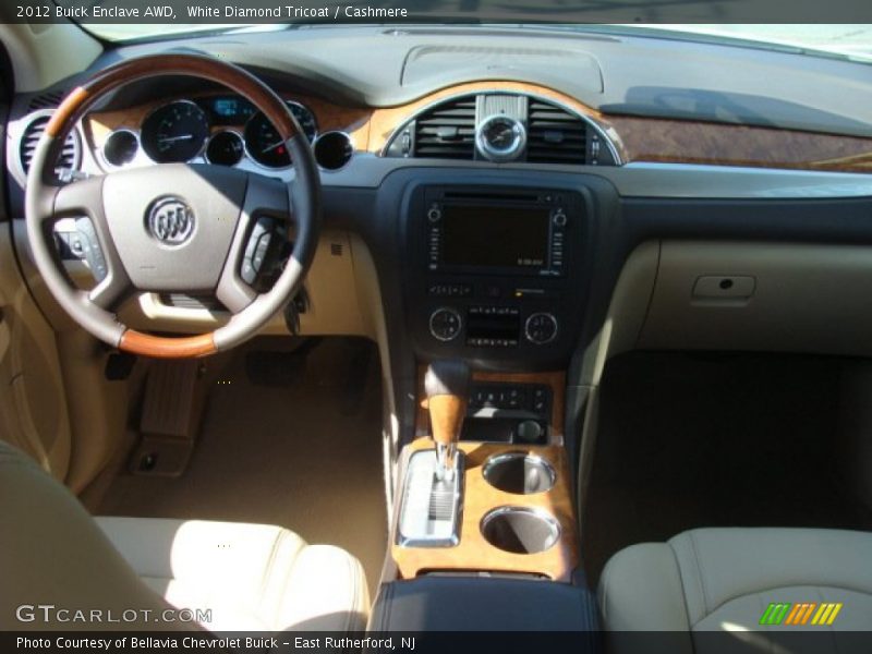 White Diamond Tricoat / Cashmere 2012 Buick Enclave AWD