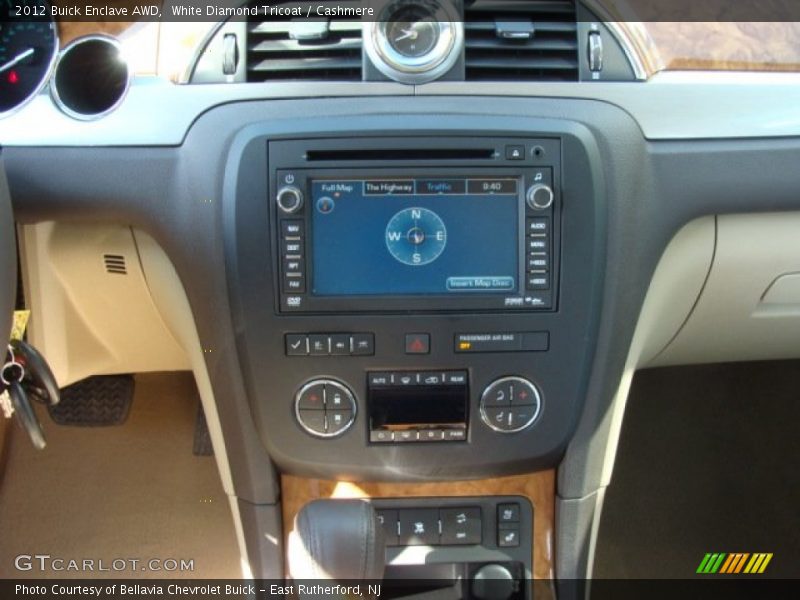White Diamond Tricoat / Cashmere 2012 Buick Enclave AWD