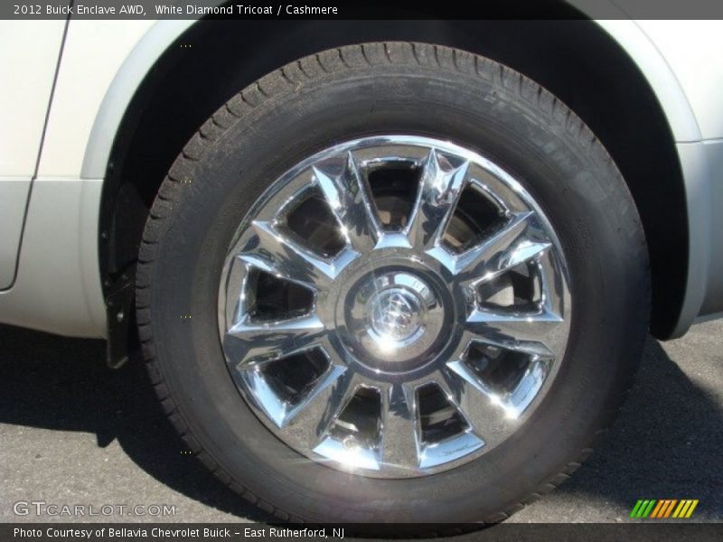 White Diamond Tricoat / Cashmere 2012 Buick Enclave AWD