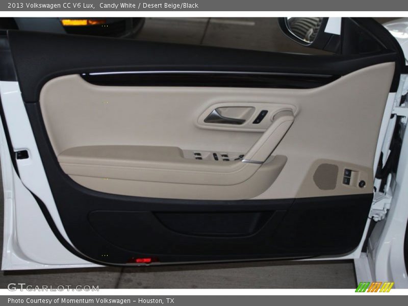 Candy White / Desert Beige/Black 2013 Volkswagen CC V6 Lux