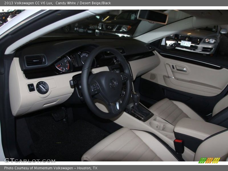 Candy White / Desert Beige/Black 2013 Volkswagen CC V6 Lux