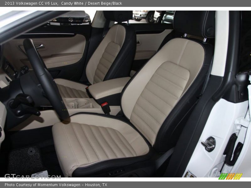Candy White / Desert Beige/Black 2013 Volkswagen CC V6 Lux