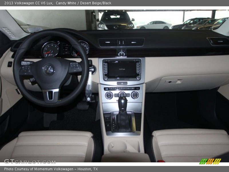 Candy White / Desert Beige/Black 2013 Volkswagen CC V6 Lux