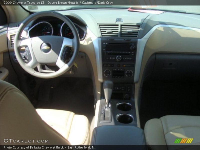 Desert Brown Metallic / Cashmere/Dark Gray 2009 Chevrolet Traverse LT