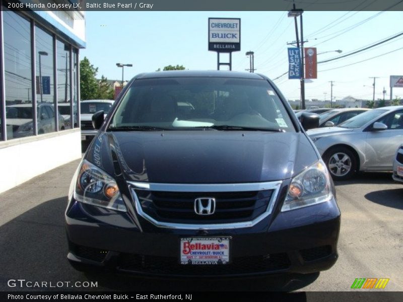 Baltic Blue Pearl / Gray 2008 Honda Odyssey LX