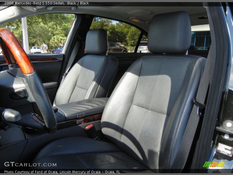 Black / Black 2008 Mercedes-Benz S 550 Sedan