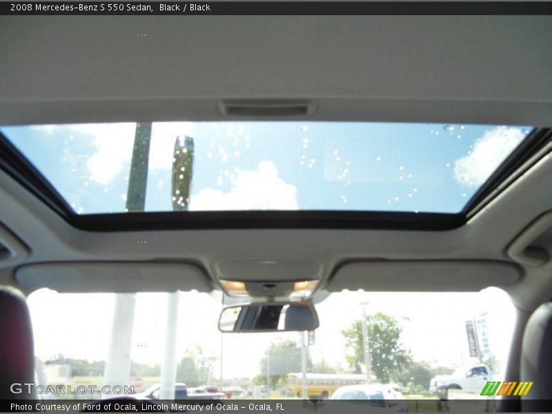 Black / Black 2008 Mercedes-Benz S 550 Sedan