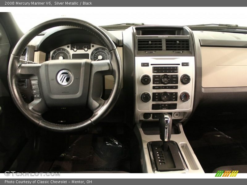 Silver Metallic / Black 2008 Mercury Mariner V6