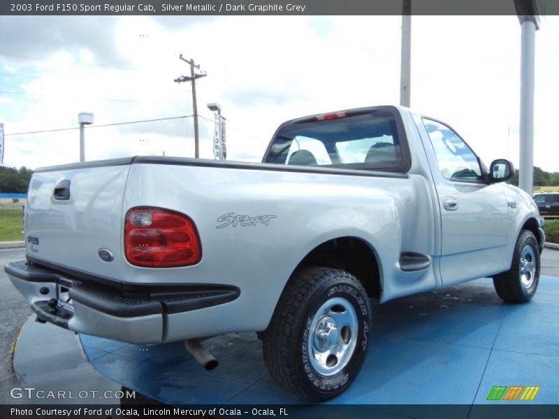 Silver Metallic / Dark Graphite Grey 2003 Ford F150 Sport Regular Cab