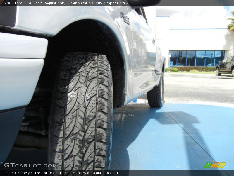 Silver Metallic / Dark Graphite Grey 2003 Ford F150 Sport Regular Cab