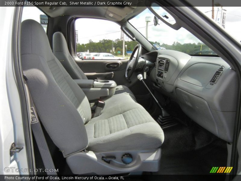  2003 F150 Sport Regular Cab Dark Graphite Grey Interior