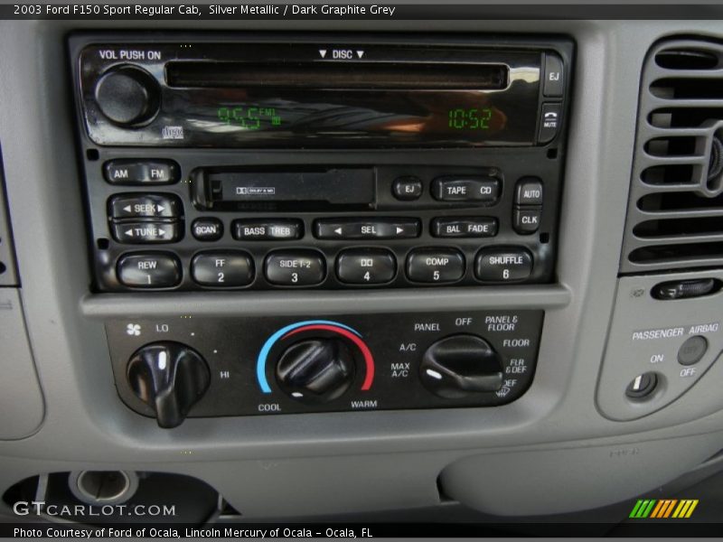 Controls of 2003 F150 Sport Regular Cab