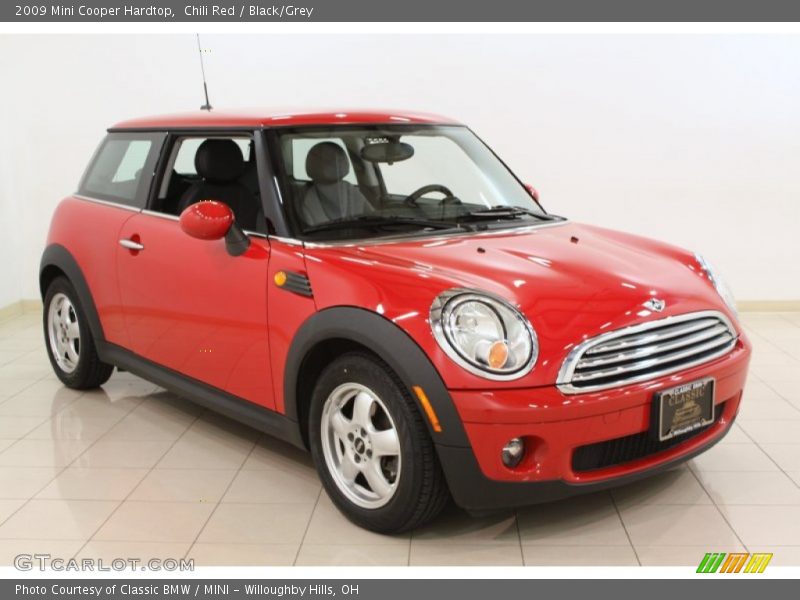 Chili Red / Black/Grey 2009 Mini Cooper Hardtop