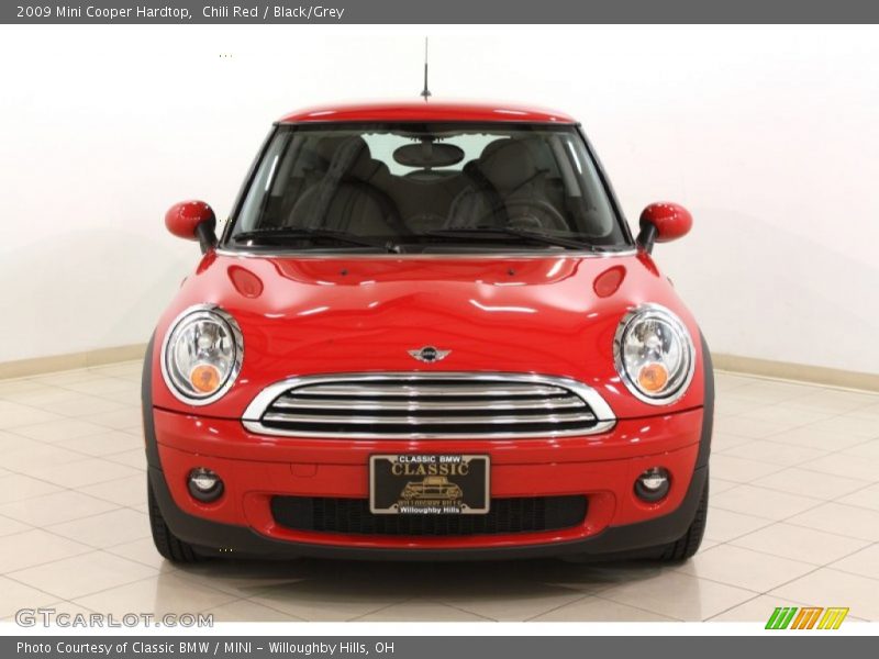 Chili Red / Black/Grey 2009 Mini Cooper Hardtop