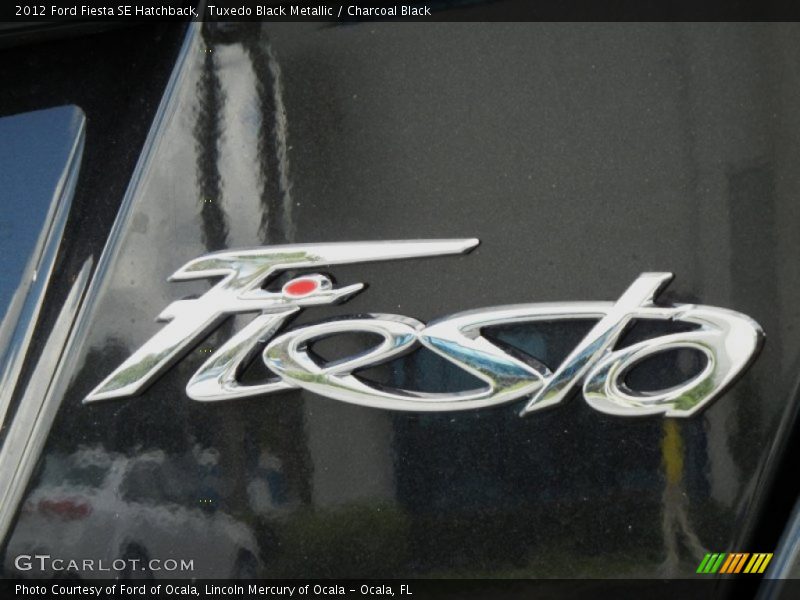 Tuxedo Black Metallic / Charcoal Black 2012 Ford Fiesta SE Hatchback