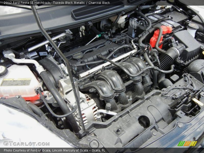 Tuxedo Black Metallic / Charcoal Black 2012 Ford Fiesta SE Hatchback