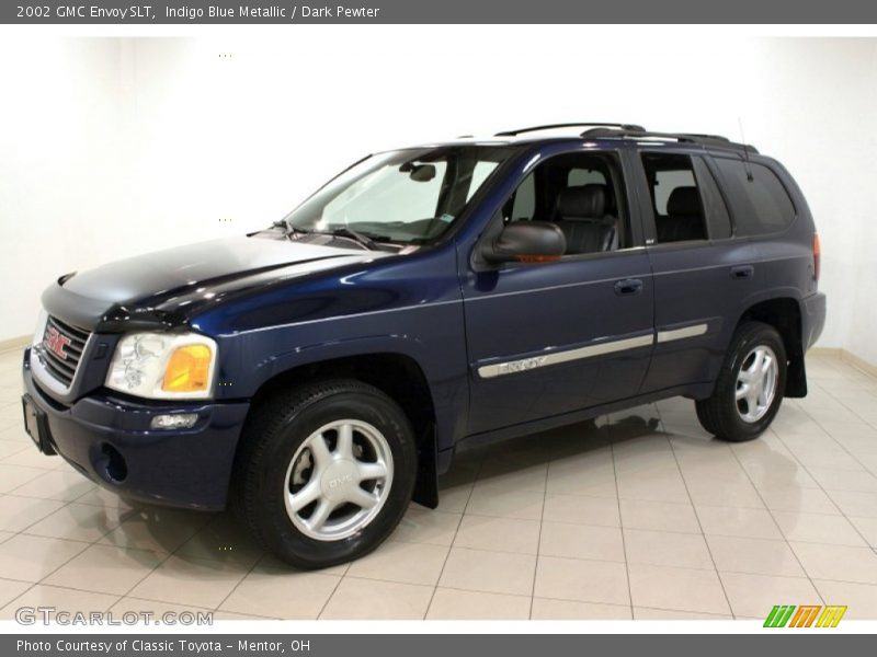 Indigo Blue Metallic / Dark Pewter 2002 GMC Envoy SLT