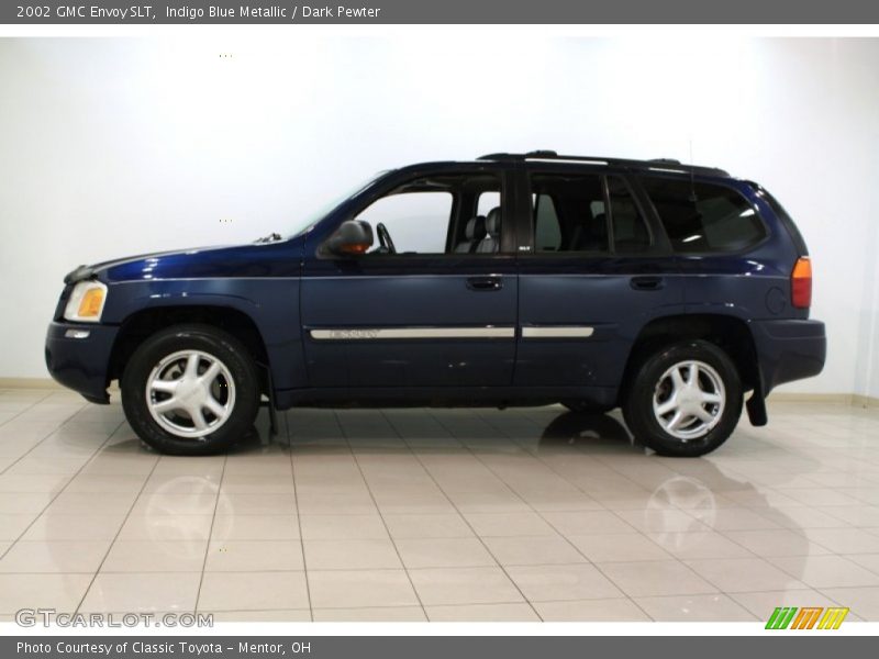 Indigo Blue Metallic / Dark Pewter 2002 GMC Envoy SLT