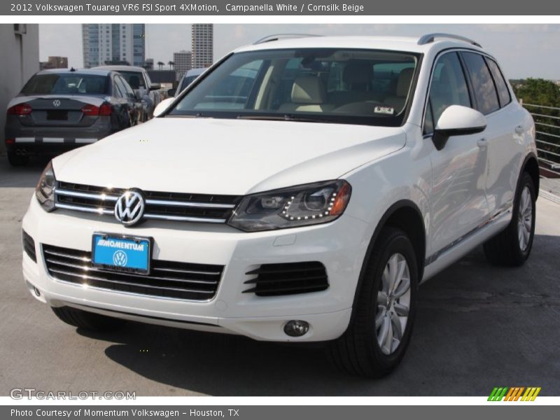 Campanella White / Cornsilk Beige 2012 Volkswagen Touareg VR6 FSI Sport 4XMotion
