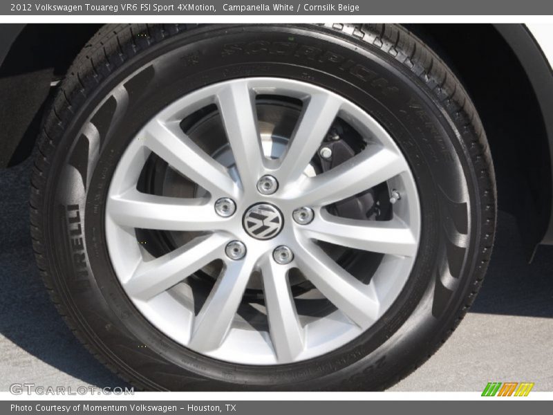 Campanella White / Cornsilk Beige 2012 Volkswagen Touareg VR6 FSI Sport 4XMotion