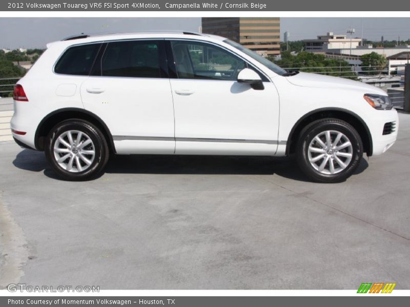 Campanella White / Cornsilk Beige 2012 Volkswagen Touareg VR6 FSI Sport 4XMotion