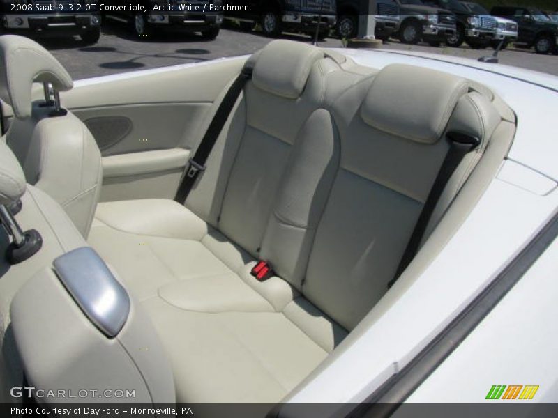 Arctic White / Parchment 2008 Saab 9-3 2.0T Convertible