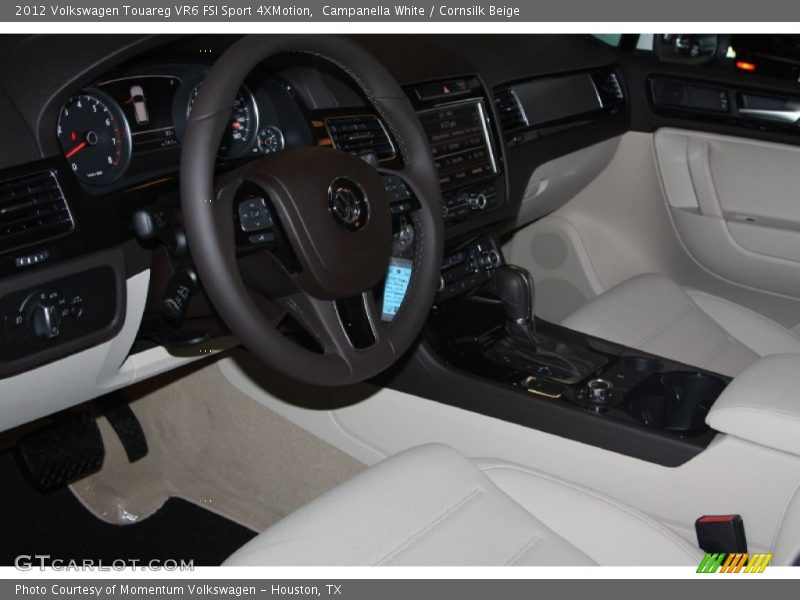 Campanella White / Cornsilk Beige 2012 Volkswagen Touareg VR6 FSI Sport 4XMotion