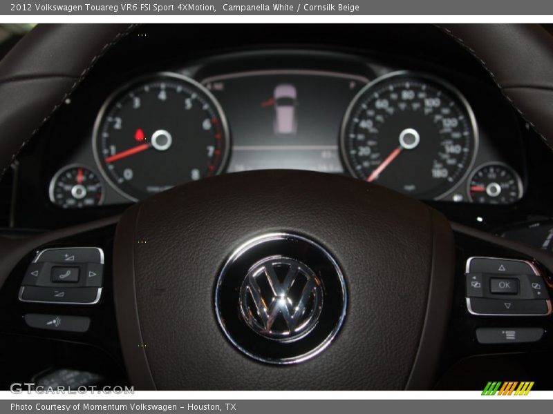 Campanella White / Cornsilk Beige 2012 Volkswagen Touareg VR6 FSI Sport 4XMotion
